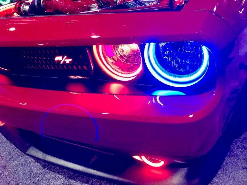 Oracle 08-14 Dodge Challenger Dynamic Surface Mount Headlight Halo Kit - - Dynamic - Additional View 5