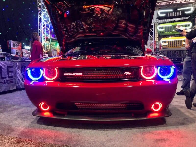 Oracle 08-14 Dodge Challenger Dynamic Surface Mount Headlight Halo Kit - - Dynamic - Additional View 9