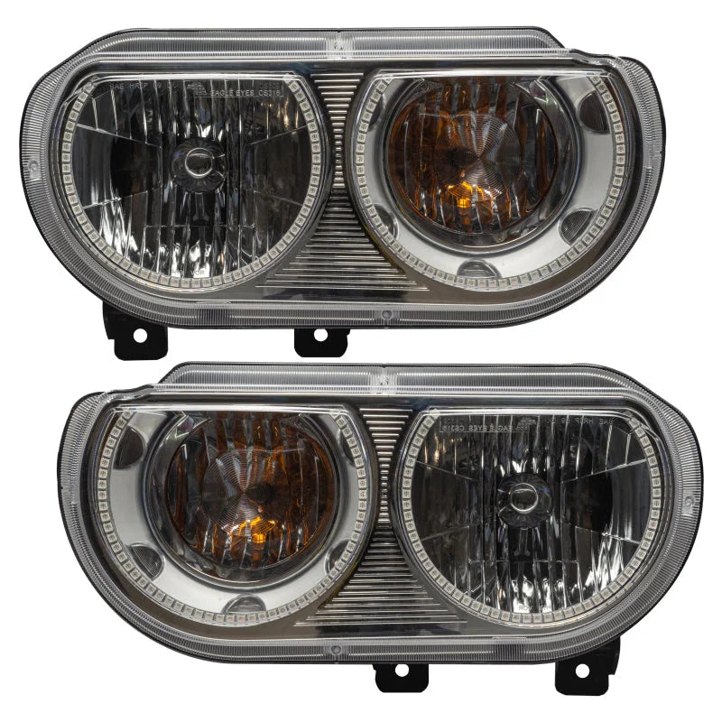 Oracle 08-14 Dodge Challenger SMD HL (Non-HID) - ColorSHIFT w/o Controller - Additional View 6