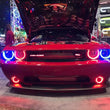 Load image into Gallery viewer, Oracle 0814 Dodge Challenger Dynamic Surface Mount Headlight/Fog Light Halo Kit COMBO - Side View