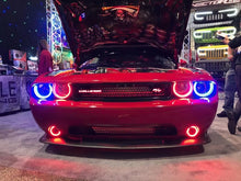 Load image into Gallery viewer, Oracle 0814 Dodge Challenger Dynamic Surface Mount Headlight/Fog Light Halo Kit COMBO - Side View