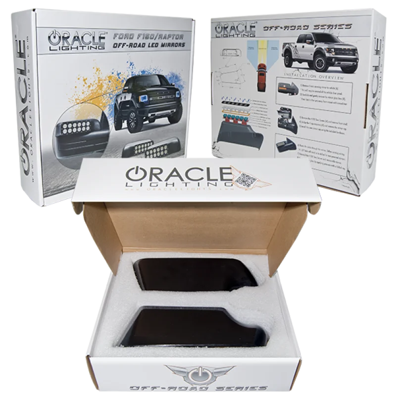 Oracle 09-14 Ford F150/Raptor Off-Road Mirrors - 6000K - Additional View 6