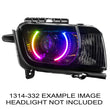Load image into Gallery viewer, Oracle 10-13 Chevrolet Camaro Dynamic Halo Kit - ColorSHIFT - Dynamic - Installation View