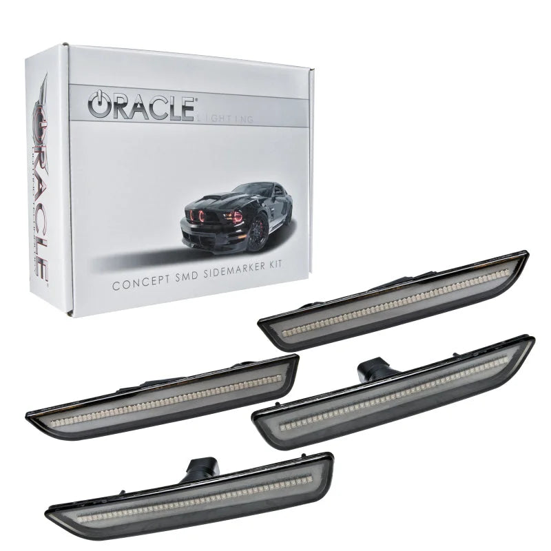 Oracle 10-14 Ford Mustang Concept Sidemarker Set - Tinted - No Paint - Main Product View