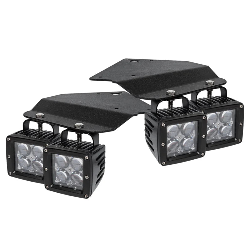 Oracle 10-14 Ford Raptor Fog Light Replacement Brackets/Lights - Main Product View