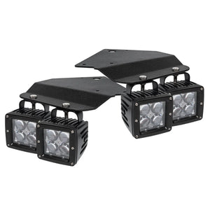 Oracle 10-14 Ford Raptor Fog Light Replacement Brackets/Lights - Main Product View