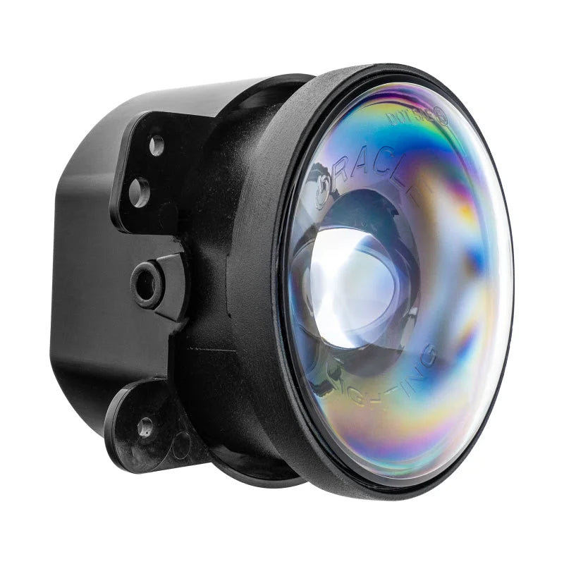 Oracle 100mm 15W Driving Beam LED Emitter - 6000K - Installation View