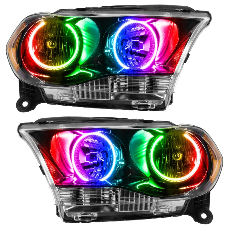 Oracle 11-13 Dodge Durango SMD HL Halogen - Black - ColorSHIFT w/ Simple Controller - Additional View 5