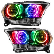 Load image into Gallery viewer, Oracle 11-13 Dodge Durango SMD HL Halogen - Black - ColorSHIFT w/ Simple Controller - Additional View 5
