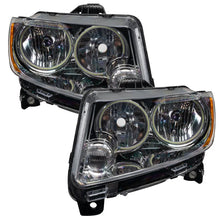 Load image into Gallery viewer, Oracle 11-13 Jeep Grand Cherokee SMD HL (Non-HID)-Chrome - ColorSHIFT w/ BC1 Controller - Additional View 6