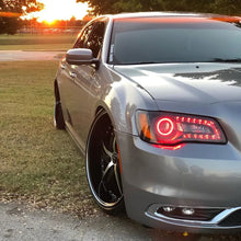Load image into Gallery viewer, Oracle 11-19 Chrysler 300C DRL Upgrade w/ Halo Kit - ColorSHIFT w/ 2.0 Controller - Side View