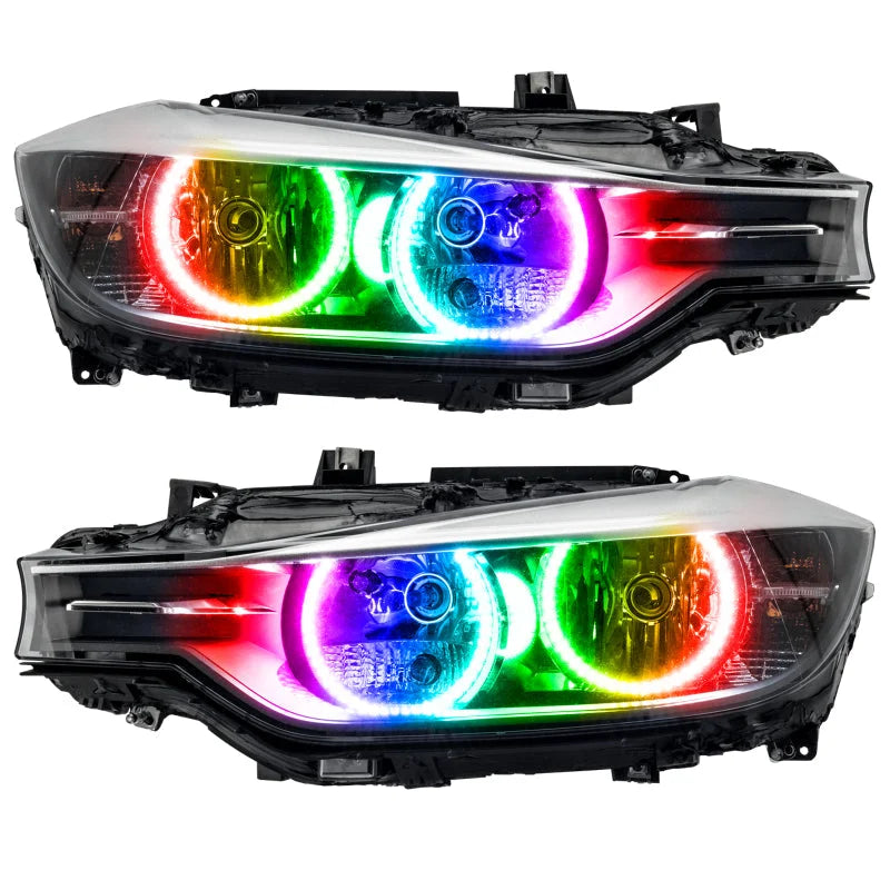 Oracle 12-13 BMW 3/328 Halo Kit - ColorSHIFT w/o Controller - Side View