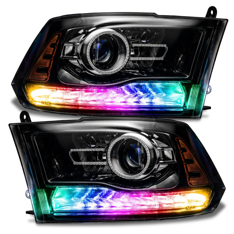Oracle 13-18 Dodge Ram Dynamic DRL Replacement + Turn Signals - ColorSHIFT - Dynamic - Side View