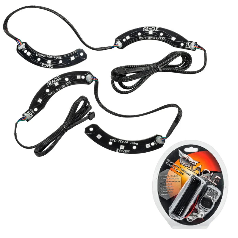 Oracle 14-15 Chevrolet Camaro RS Headlight DRL Upgrade Kit - ColorSHIFT - Main Product View