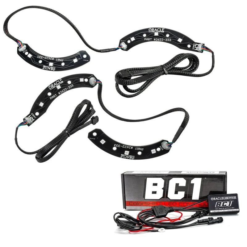 Oracle 14-15 Chevy Camaro RS Headlight DRL Upgrade Kit - ColorSHIFT w/ BC1 Controller - Main Product View