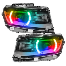 Load image into Gallery viewer, Oracle 14-15 Chevy Camaro RS Headlight DRL Upgrade Kit - ColorSHIFT w/o Controller - Side View