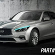 Load image into Gallery viewer, Oracle 14-21 Infiniti Q50 RGB+W Headlight DRL Kit - ColorSHIFT w/ Simple Controller - Additional View 5