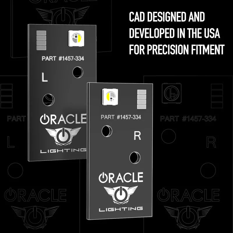 Oracle 14-21 Infiniti Q50 RGB+W Headlight DRL Upgrade Kit - ColorSHIFT w/o Controller - Additional View 5