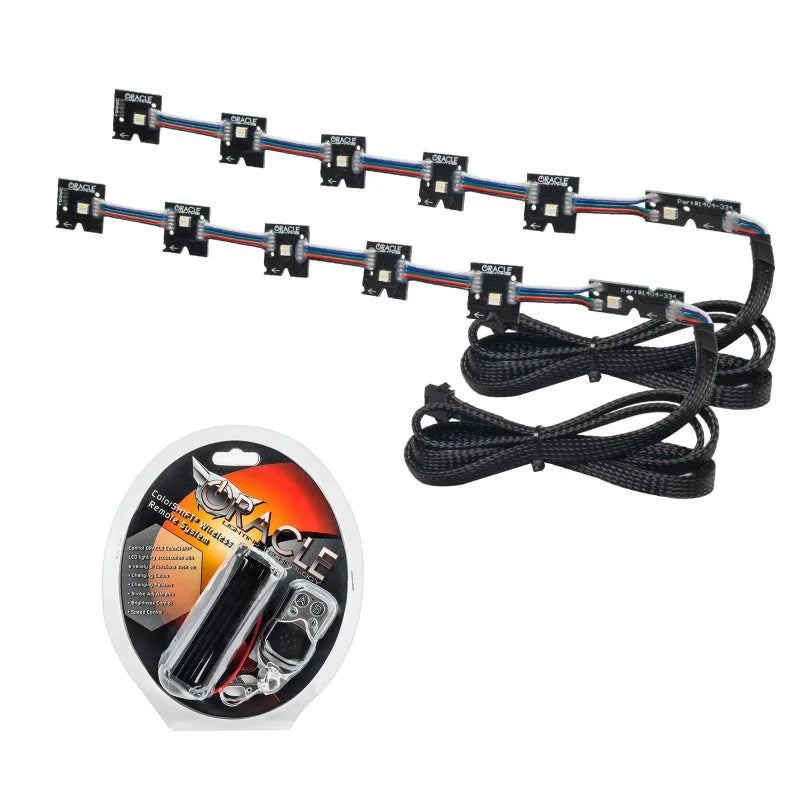 Oracle 14-21 Infiniti Q50 RGB+W Headlight Halo Upgrade Kit - ColorSHIFT - Main Product View