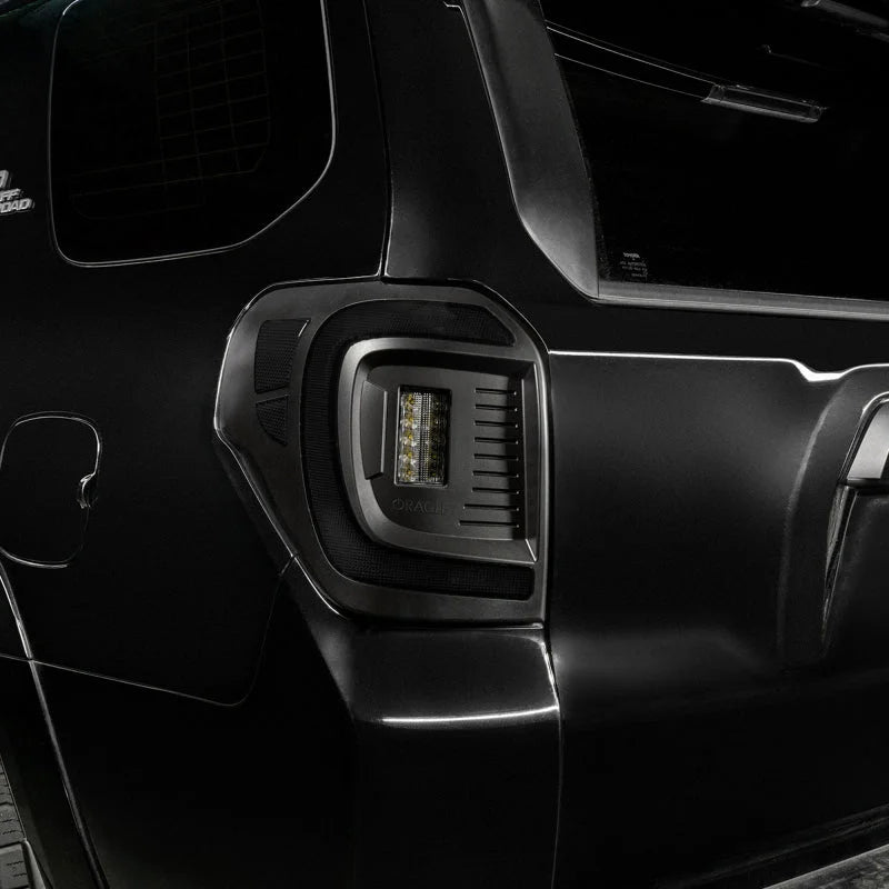 Oracle 14-23 Toyota 4Runner Black Series Lensless Flush Style LED Tail Lights - Tinted - Back View