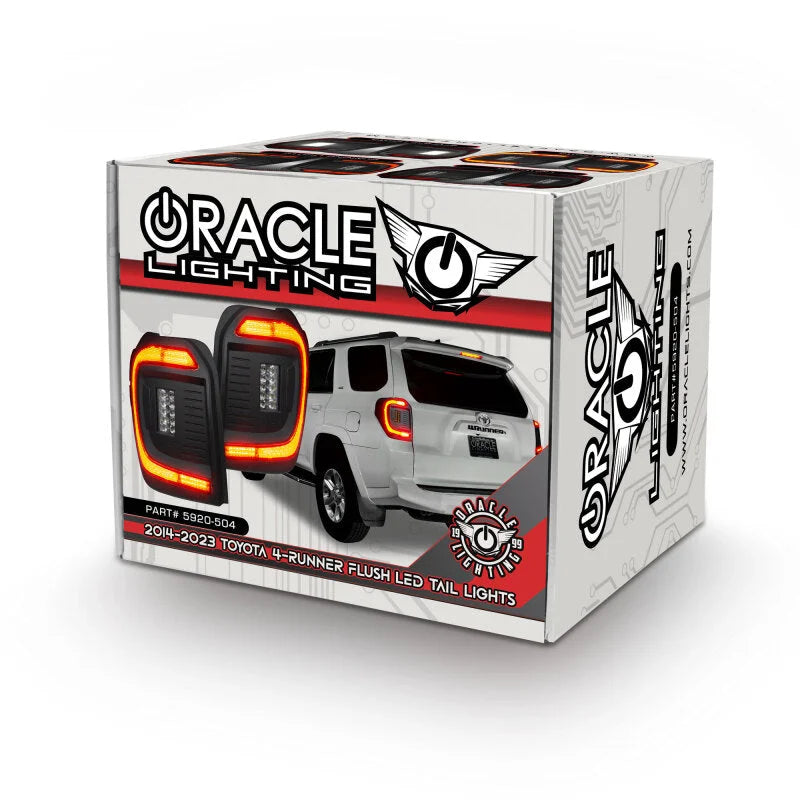 Oracle 14-23 Toyota 4Runner Black Series Lensless Flush Style LED Tail Lights - Tinted - Additional View 13