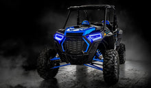 Load image into Gallery viewer, Oracle 1421 Polaris RZR 900/1000 Turbo Dynamic RGB+A Seq Turn Signal Headlight Halo Kit - Side View