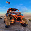 Load image into Gallery viewer, Oracle 1421 Polaris RZR 900/1000 Turbo Dynamic RGB+A Seq Turn Signal Headlight Halo Kit - Back View