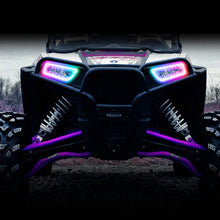 Load image into Gallery viewer, Oracle 1421 Polaris RZR 900/1000 Turbo Dynamic RGB+A Seq Turn Signal Headlight Halo Kit - Additional View 8