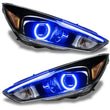 Load image into Gallery viewer, Oracle 15-17 Ford Focus RS/ST DRL Upgrade w/ Halo Kit - ColorSHIFT w/ Simple Controller - Side View