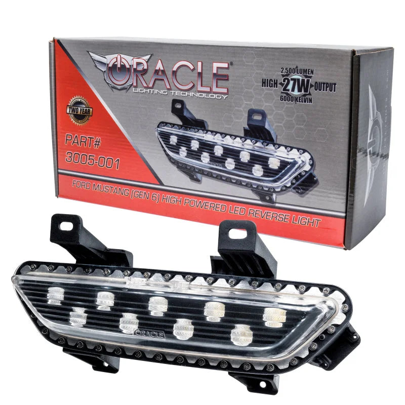 Oracle 15-17 Ford Mustang High Output LED Reverse Light - Clear - Main Product View