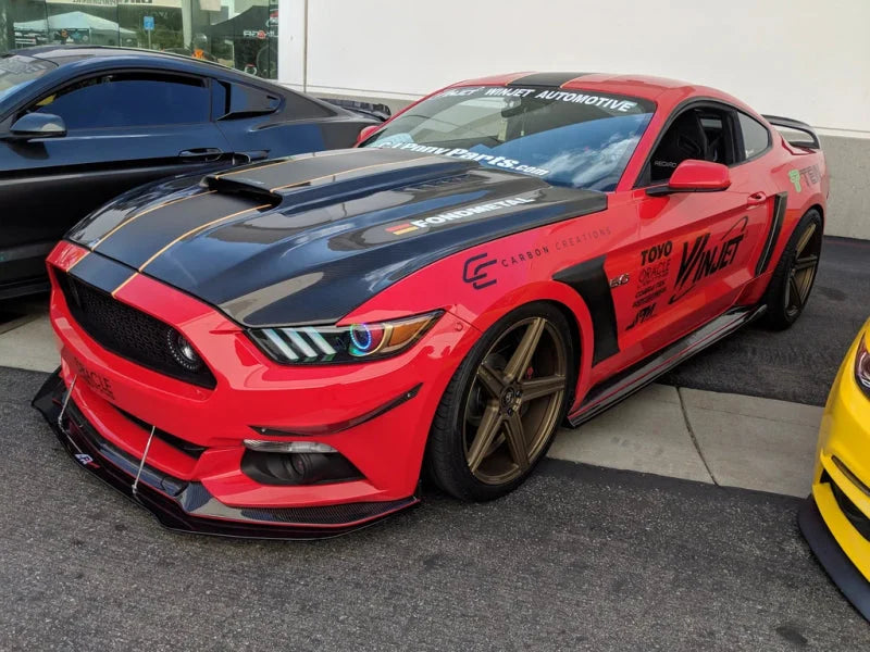 Oracle 15-17 Ford Mustang V6/GT/Shelby Dynamic DRL  w/ Halo Kit - ColorSHIFT - Dynamic - Additional View 7