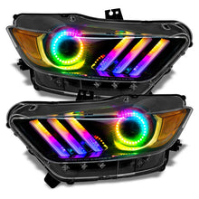 Load image into Gallery viewer, Oracle 15-17 Ford Mustang V6/GT/Shelby Dynamic DRL  w/ Halo Kit - ColorSHIFT - Dynamic - Additional View 13