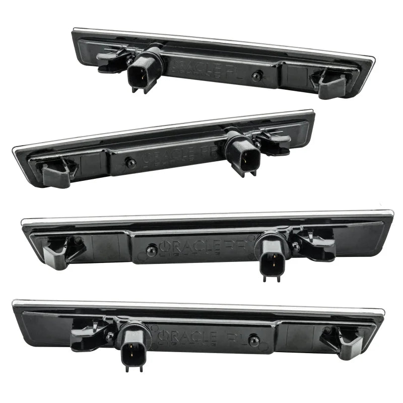 Oracle 15-21 Dodge Challenger Concept Sidemarker Set - Clear - No Paint - Back View