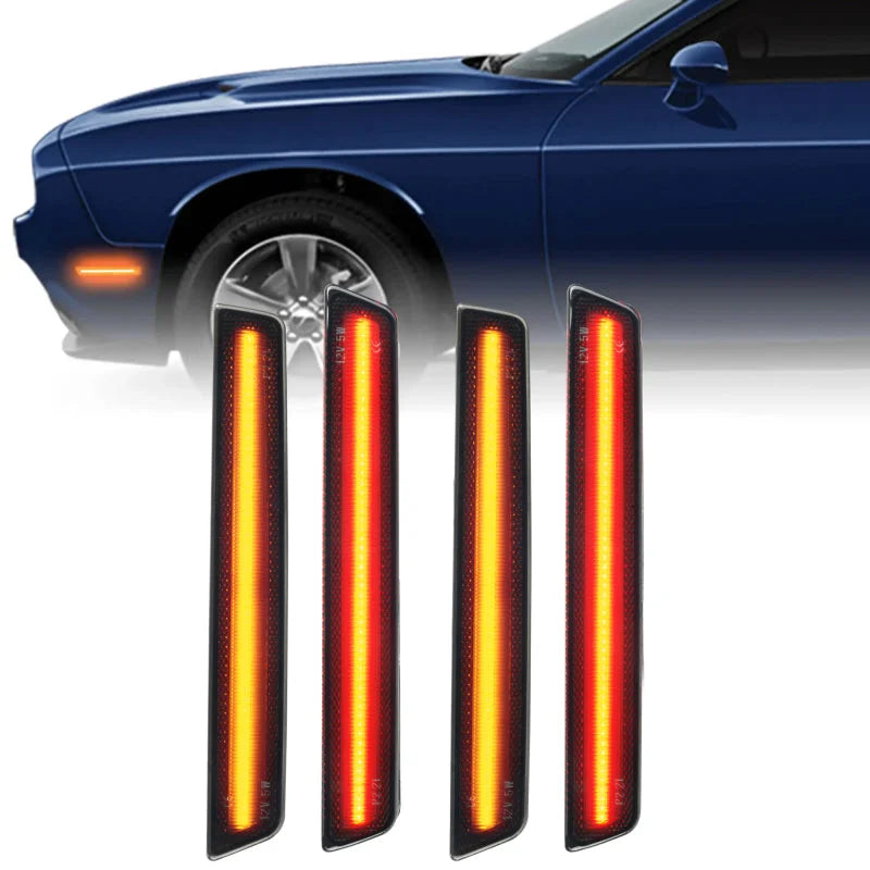 Oracle 15-21 Dodge Challenger Concept Sidemarker Set - Tinted - No Paint - Main Product View
