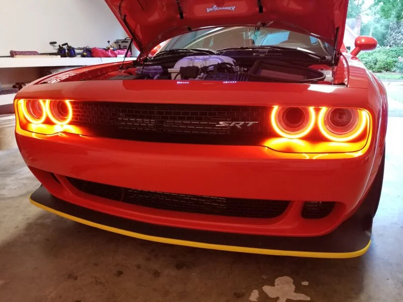 Oracle 15-21 Dodge Challenger Dynamic Surface Mount Headlight Halo Kit - - Dynamic - Additional View 12
