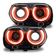 Load image into Gallery viewer, Oracle 15-21 Dodge Challenger RGB+W Headlight DRL Upgrade Kit - ColorSHIFT - Side View