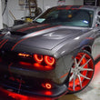 Load image into Gallery viewer, Oracle 15-21 Dodge Challenger Waterproof LED Fog Light Halo Kit - ColorSHIFT - Additional View 6