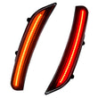 Load image into Gallery viewer, Oracle 15-21 Dodge Charger Concept Sidemarker Set - Clear - No Paint - Installation View