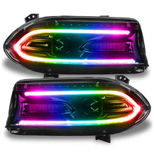 Load image into Gallery viewer, Oracle 15-21 Dodge Charger RGB+W DRL Headlight DRL Upgrade Kit - ColorSHIFT 2 - Additional View 7