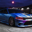 Load image into Gallery viewer, Oracle 15-21 Dodge Charger RGB+W Headlight DRL Upgrade Kit - ColorSHIFT+W - Installation View