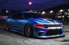 Load image into Gallery viewer, Oracle 15-21 Dodge Charger RGB+W Headlight DRL Upgrade Kit - ColorSHIFT+W - Installation View