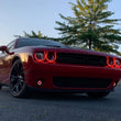 Load image into Gallery viewer, Oracle 15-23 Dodge Challenger Dynamic Surface Mount Headlight Halo Kit - - Side View
