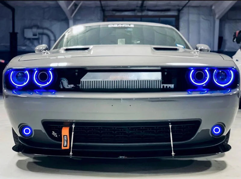 Oracle 15-23 Dodge Challenger Dynamic Surface Mount Headlight Halo Kit - - Back View