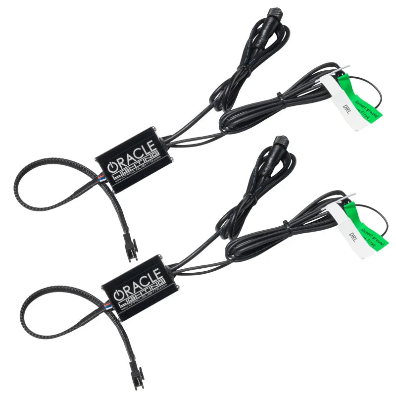 Oracle 1521 Nissan GTR RGB+W (Lightning Bolt) Headlight DRL Upgrade Kit ColorSHIFT 2 - Side View