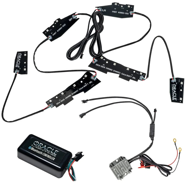 Oracle 16-18 Chevy Camaro Dynamic Headlight DRL Upgrade Kit - ColorSHIFT - Dynamic - Main Product View