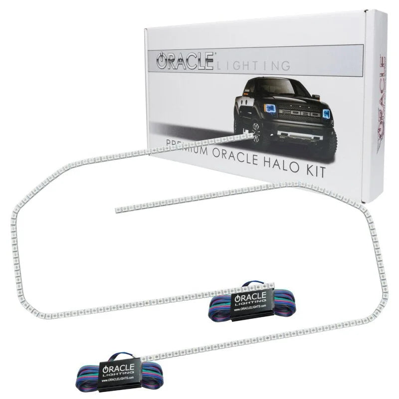 Oracle 16-18 GMC Sierra Headlight DRL Upgrade Kit - ColorSHIFT - Side View