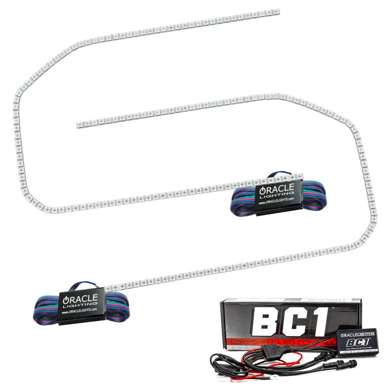 Oracle 16-18 GMC Sierra Headlight DRL Upgrade Kit - ColorSHIFT w/ BC1 Controller - Main Product View