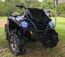 Load image into Gallery viewer, Oracle 16-19 Can-Am Outlander G2 450 500 570 Surface Mount Halo Kit - White - Side View