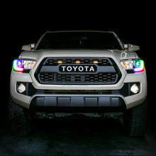 Load image into Gallery viewer, Oracle 1621 Toyota Tacoma Dynamic RGBW Headlight DRL Upgrade Kit ColorSHIFT Dynamic - Side View