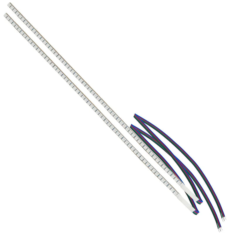 Oracle 16in LED Concept Strip (Pair) - ColorSHIFT w/o Controller - Back View